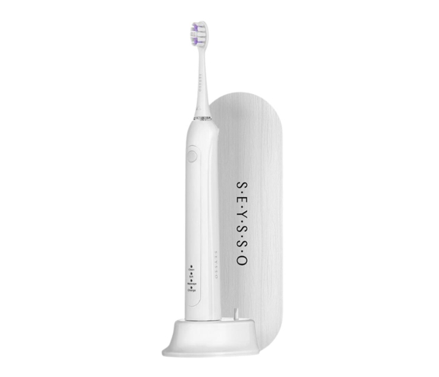 Seysso Szczoteczka soniczna Carbon Basic White + etui + końcówka - 1226189 - zdjęcie 3